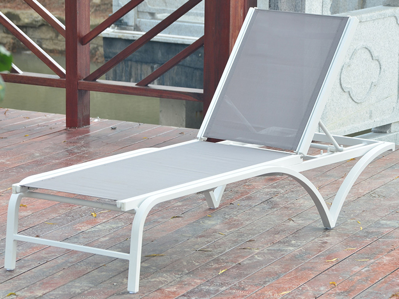 outdoor daybed Recliner Chair Mesh patio Furniture, sunbed, hotel swimming pool lounge YQ-TB-508