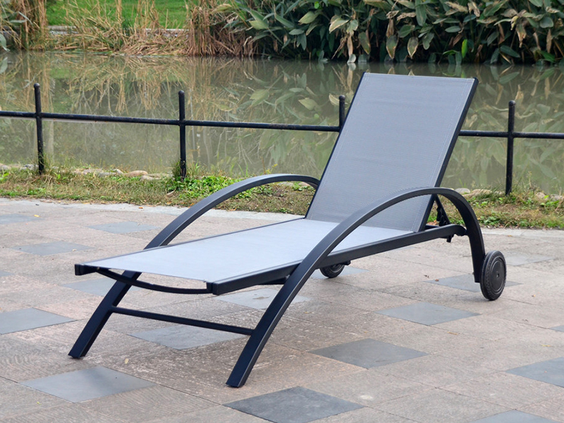 Aluminum Sling Sun Lounger, Aluminum Sun Beds YQ-TB-510