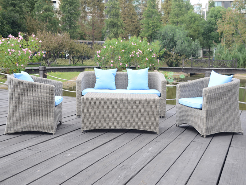 Rattan Sofa Set, aluminum frame YQR-478